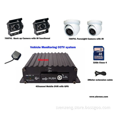 Hot Sale 3G Mobile DVR & Mobile CCTV Security System Optional